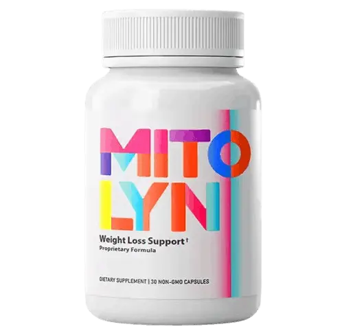 Mitolyn dietary supplement bottle with green label, designed to boost metabolism and energy
