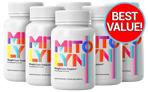 Single Mitolyn bottle with a discounted price, highlighting a special offer